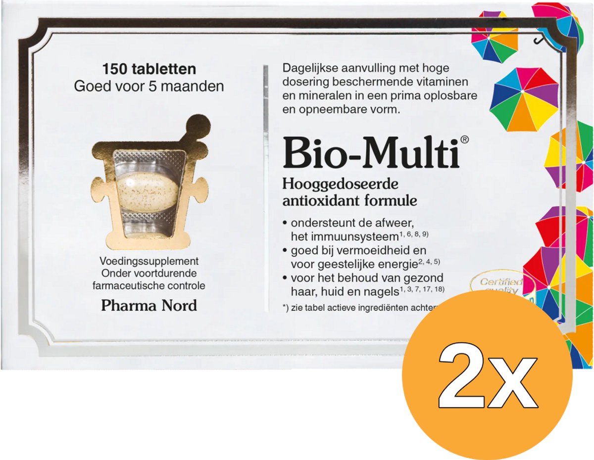 2x Pharma Nord Bio Multi (150 tabletten)
