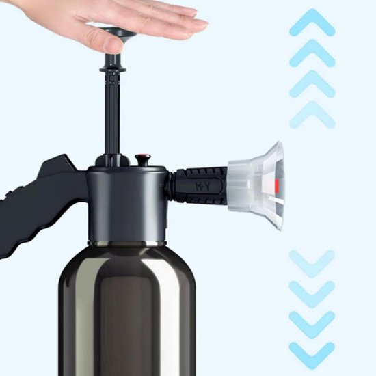 Schuimsproeier - Schuimpomp Reinigingssproeier - Huishoudelijke Reiniging - Handmatige Drukfles - 2 liter - Gieter Standard Edition — afbeelding 4
