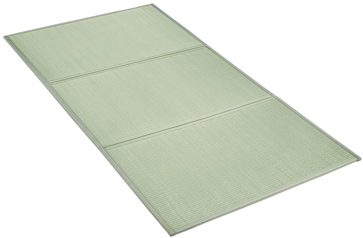 Tatami Mat - Japanse Mat Vloermatras - Comfortabel Slapen - Natuurlijk Gras - 210 x 99 cm - Groen