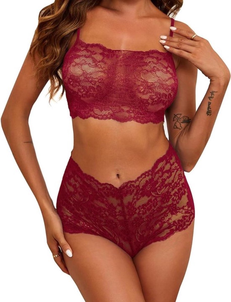 Dameslingerieset met sexy beha en onderbroek - Comfortabel en verleidelijk - Verschillende maten en kleuren