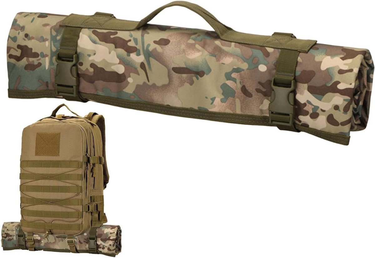 Opvouwbare Isolatiemat - Waterdichte Slaapmat - Outdoor Ontspanning - Gemakkelijk Schoon Te Maken - 215 x 155 cm - Camouflage