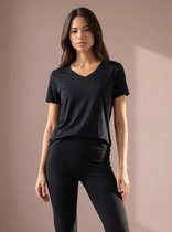 Sjeng Sports ADENA - Maat: XXL Dark Blue - Tennis Shirt Vrouwen - Sportshirt - 92% polyester, 8% elastaan, cationic dyed jersey