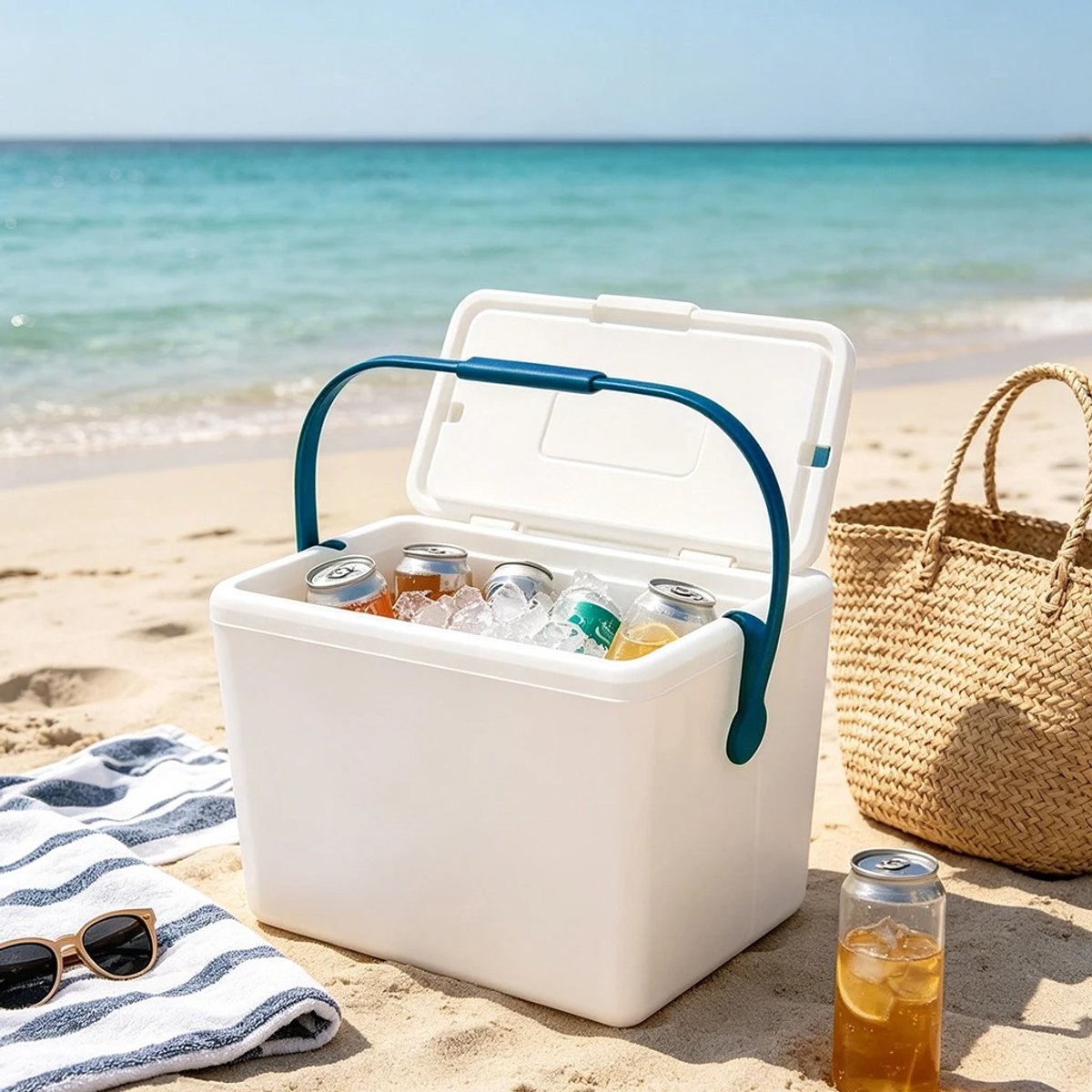House Of Atelier - Draagbare Koelbox - Thermische Isolatie - Voor Strand, Kamperen, Vissen, Picknick en Auto - 40x26x36 cm