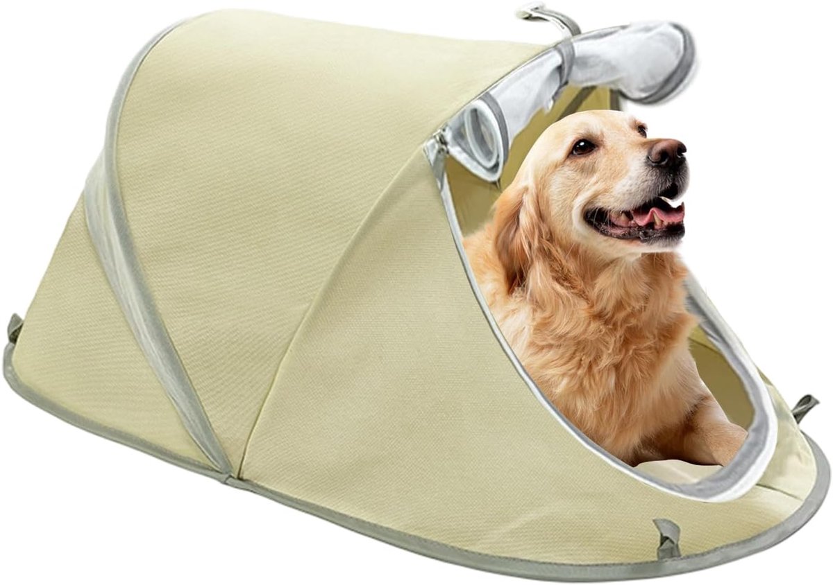 Huisdierentent Opvouwbaar - Kattenhuis Buiten - Puppytent - Waterdicht en zonbestendig - 68x35x30cm