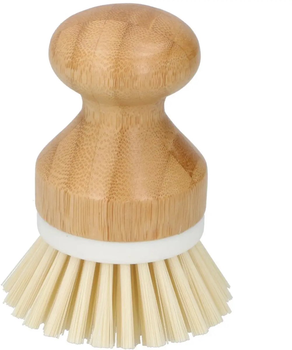 Alpina - Bamboe Afwasborstel - Rond, Bruin, 10 cm