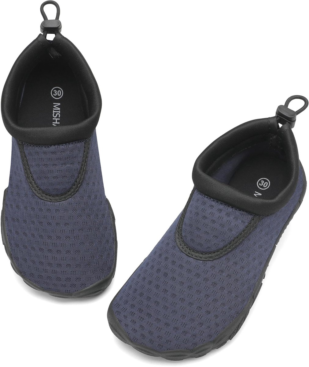 SnelShoppen - Badschoenen Waterschoenen Kinderen Marineblauw 25 EU - Comfortabele en Sneldrogende Waterdichte Schoenen voor Jongens en Meisjes, Perfec