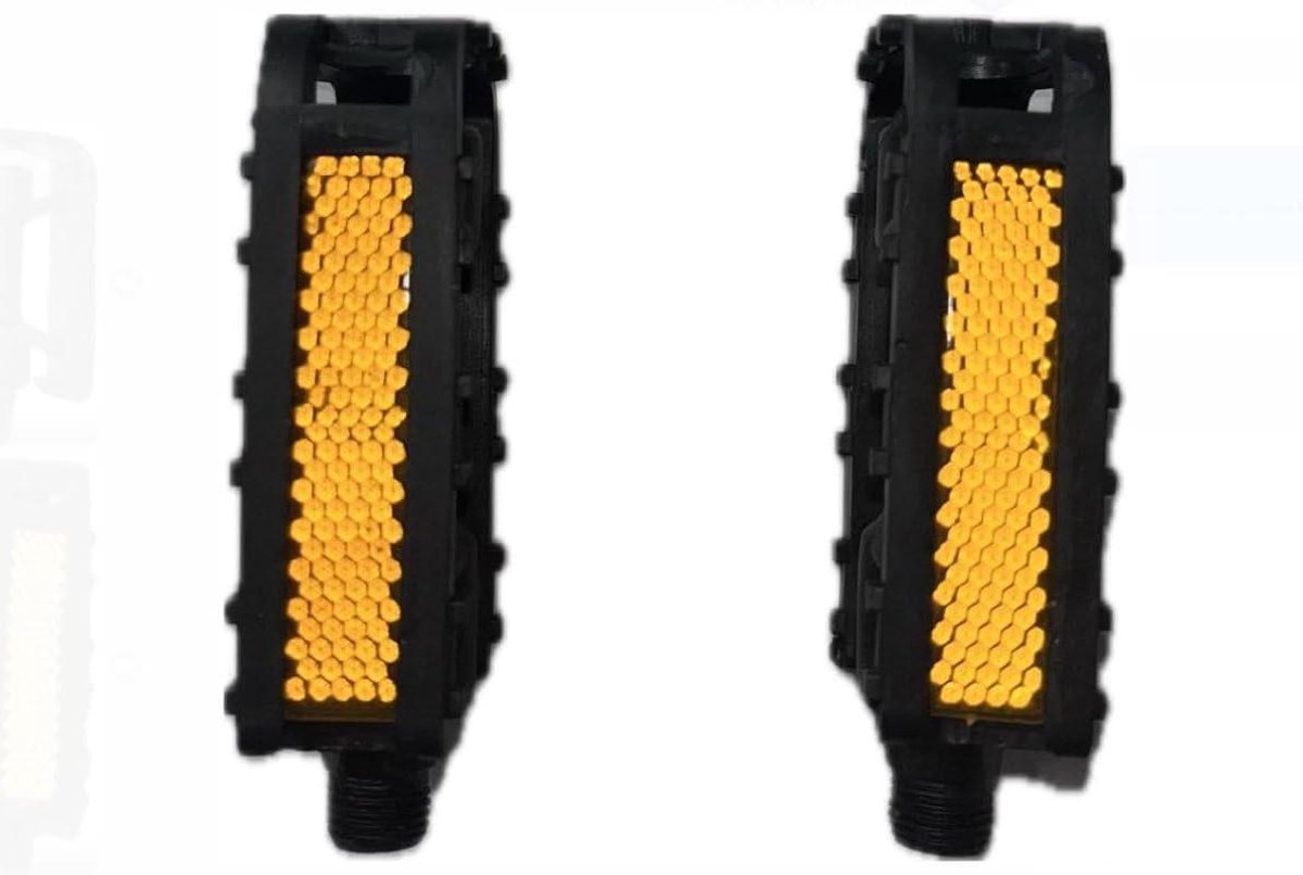 Fietspedalen - Fiets trappers - Veilig Fietsen - Antislip grip - 80 mm x 56 mm - Zwart