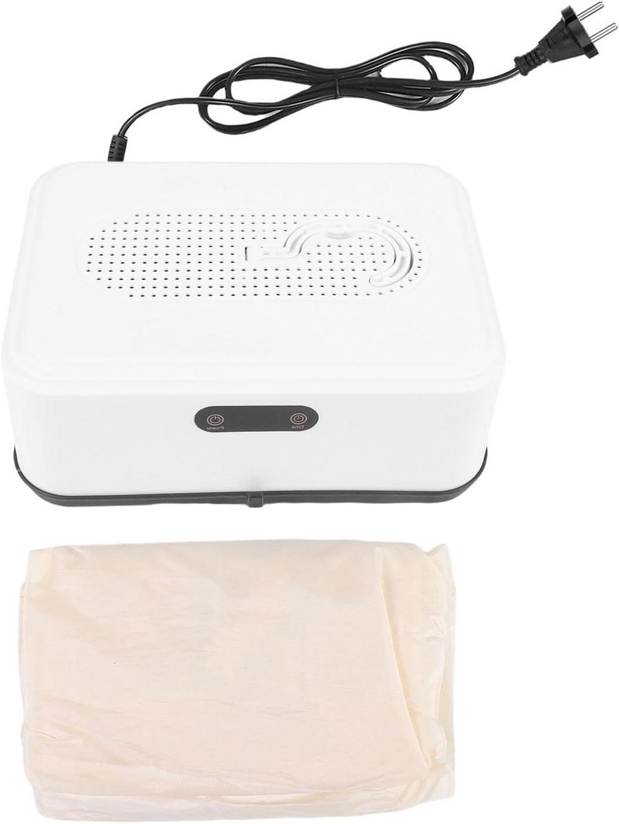 Draagbare Kledingdroger Mini Droger Opvouwbaar Snel Kleding Drogen Intelligent Digitaal Display 600W Wit