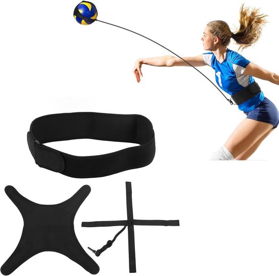 Voetbal Kick Trainer - Bal Trainer Riem - Balcontrole Verbeteren - 360 Graden Rotatie - Tot 5 Meter - Zwart — afbeelding 2