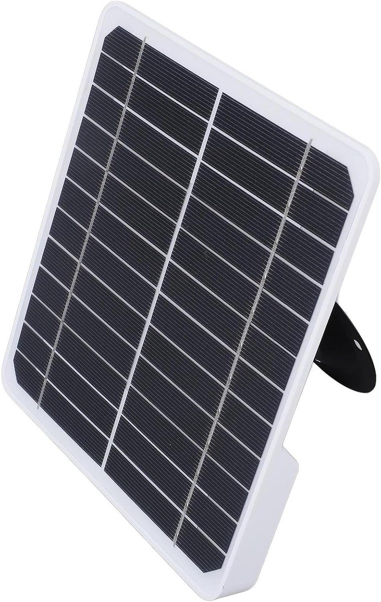 Zonnepaneel - Zonneoplader - Apparaten Opladen - Hoge Efficiëntie - 20W 5V - Zwart