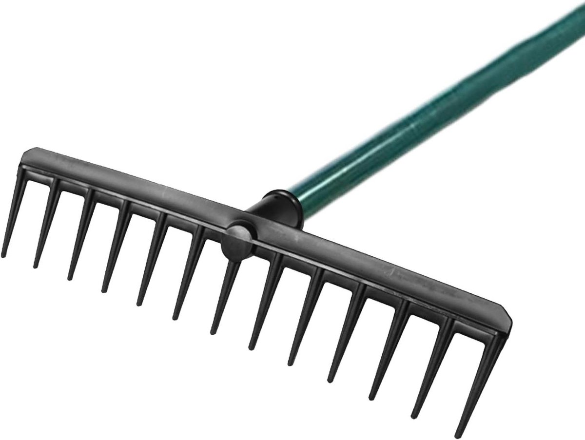 Egaliseerhark Tuin - Gras Hark - Bodem Egaliseren - Glasvezel Steel - 8 cm Breed - Niet Gespecificeerd