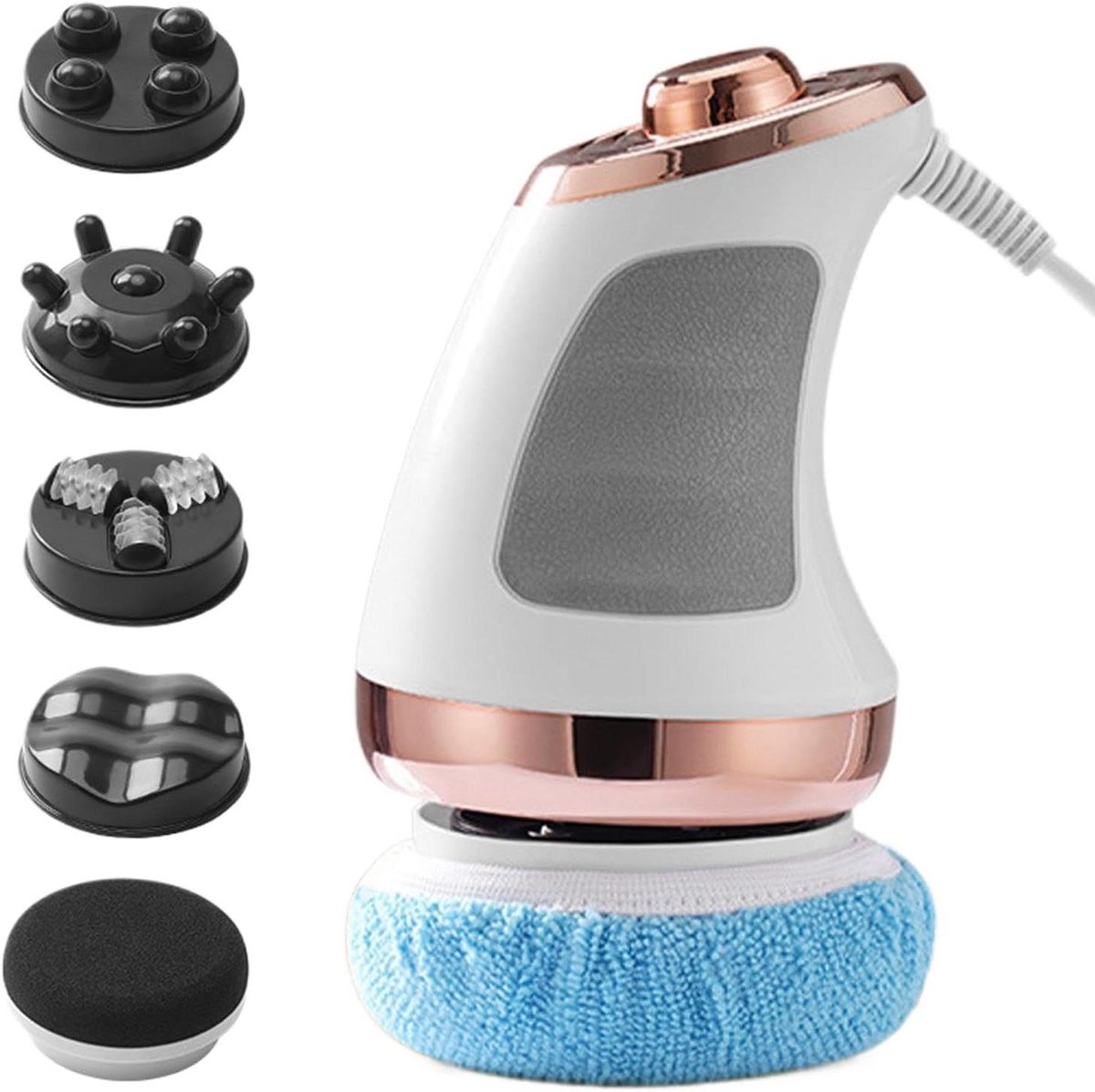 Elektrisch Massageapparaat - Verzorgend Apparaat - Spierontspanning - Hoogfrequente Vibratietechnologie - 23 x 11 x 23 cm - Wit