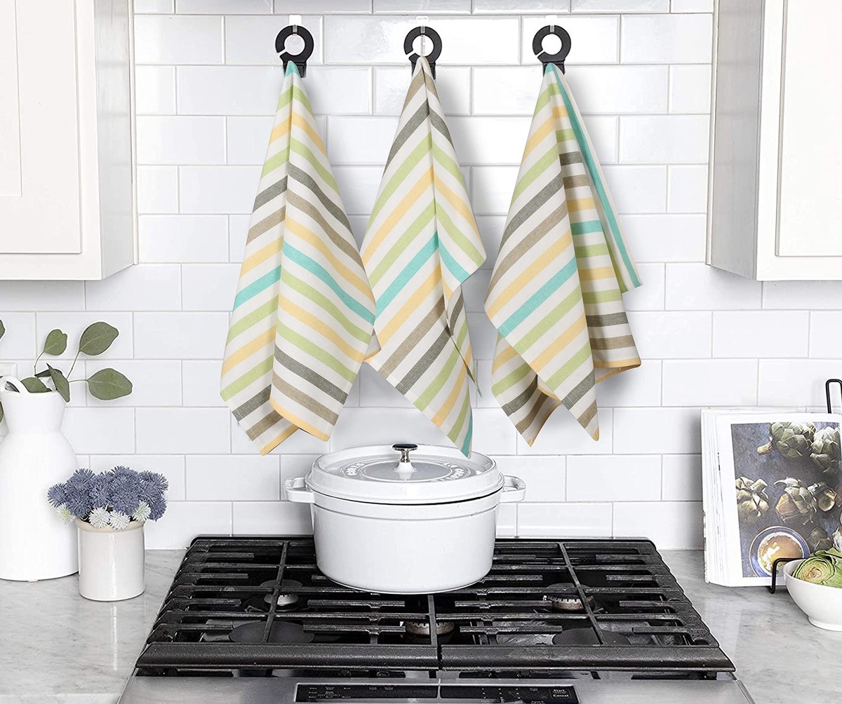 Dailygoods - Keuken Handdoeken Set van 6 - 100% Natuurlijke Katoen, Zeer Zacht en Absorberend