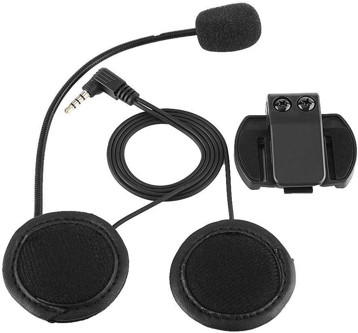 Bluetooth Headset Microfoon - Motorhelm Intercom - Motorcommunicatie - Ruisonderdrukkende Microfoon - 1 Stuks - Zwart