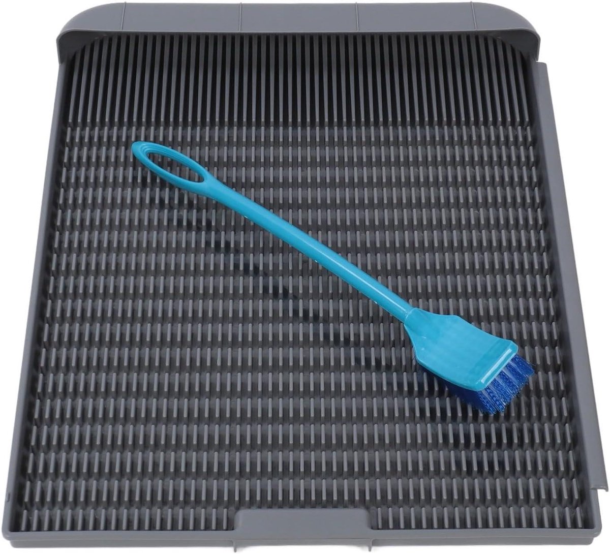 Honden Potty Tray - Honden Toilet - Zindelijkheidstraining Hond - Eendelig Ontwerp - 61x47x9 cm - Grijs