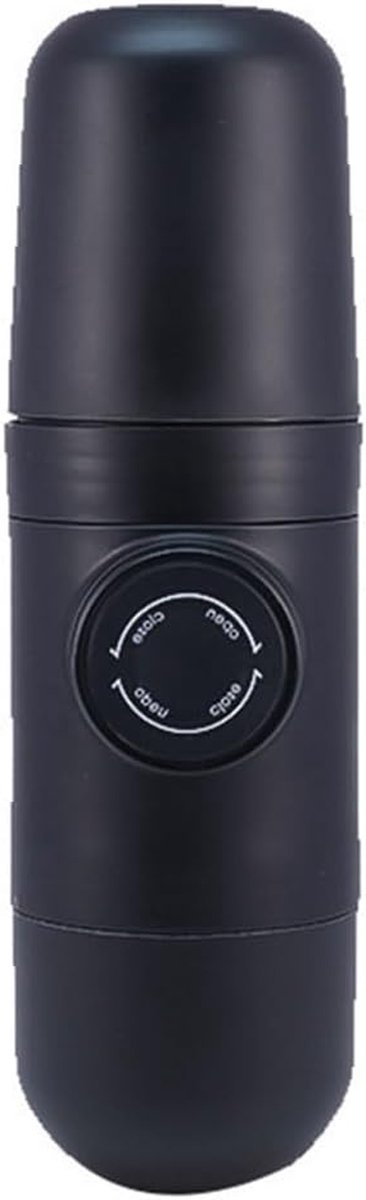 Handmatige Espressomachine - Reiskoffiezetapparaat Koffiepers - Onderweg Koffie Zetten - Lichtgewicht Compact Ontwerp - 243 Gram - Zwart