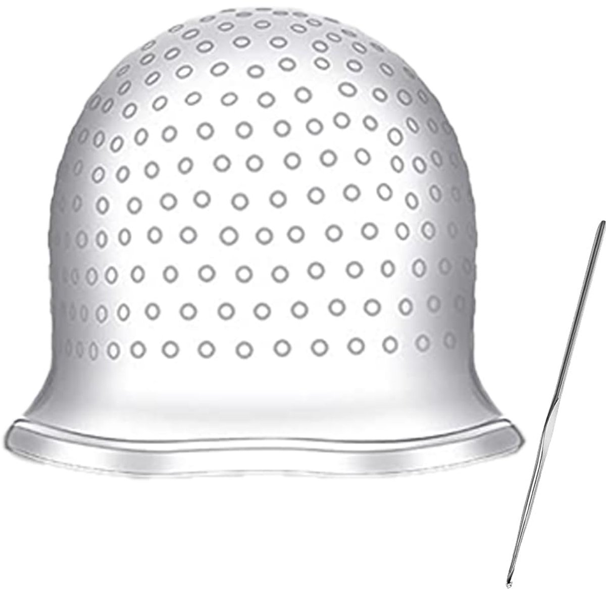 Dailygoods- Haarkap Siliconen - Herbruikbaar - Kapperskap - Salon Haarkleurstof - Metalen Haken - Duurzaam en Comfortabel - Haarkleurkap