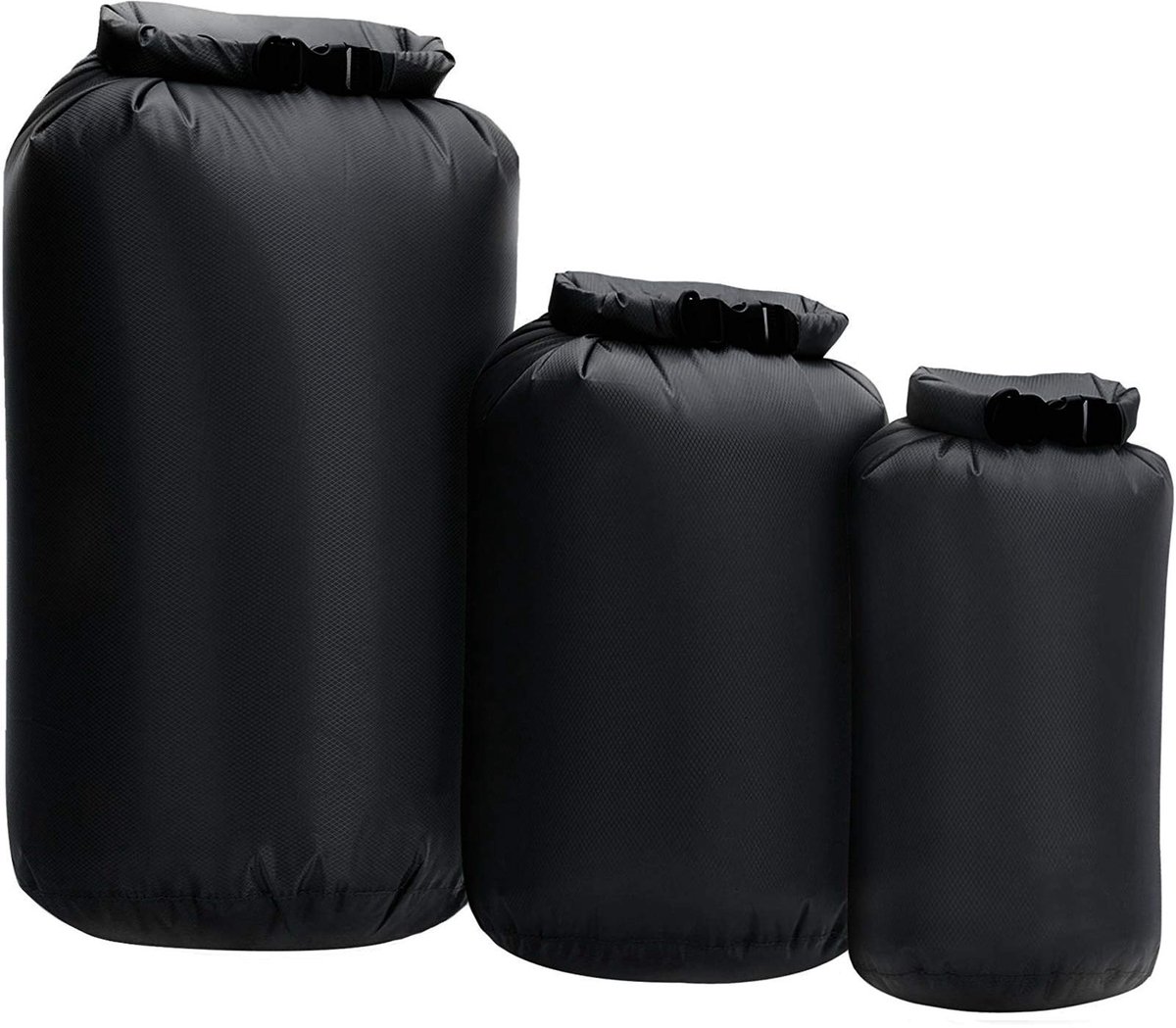 Dailygoods - Waterdichte Droogzakken Set van 3 - 8L, 40L en 70L