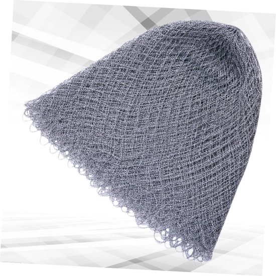 Visnet Vervangingen - Schepnet Gaasnet - Vissen Garnalen Vangen - Verbreed Verdikt Gaas - 40x35x35cm - Grijs — afbeelding 4