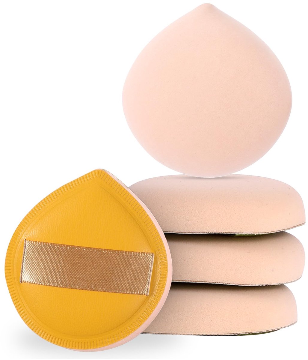 Dailygoods - 5 Stuks Make-up Sponsjes - Fluffy Latex Foundation Applicator voor Vloeibare Make-up