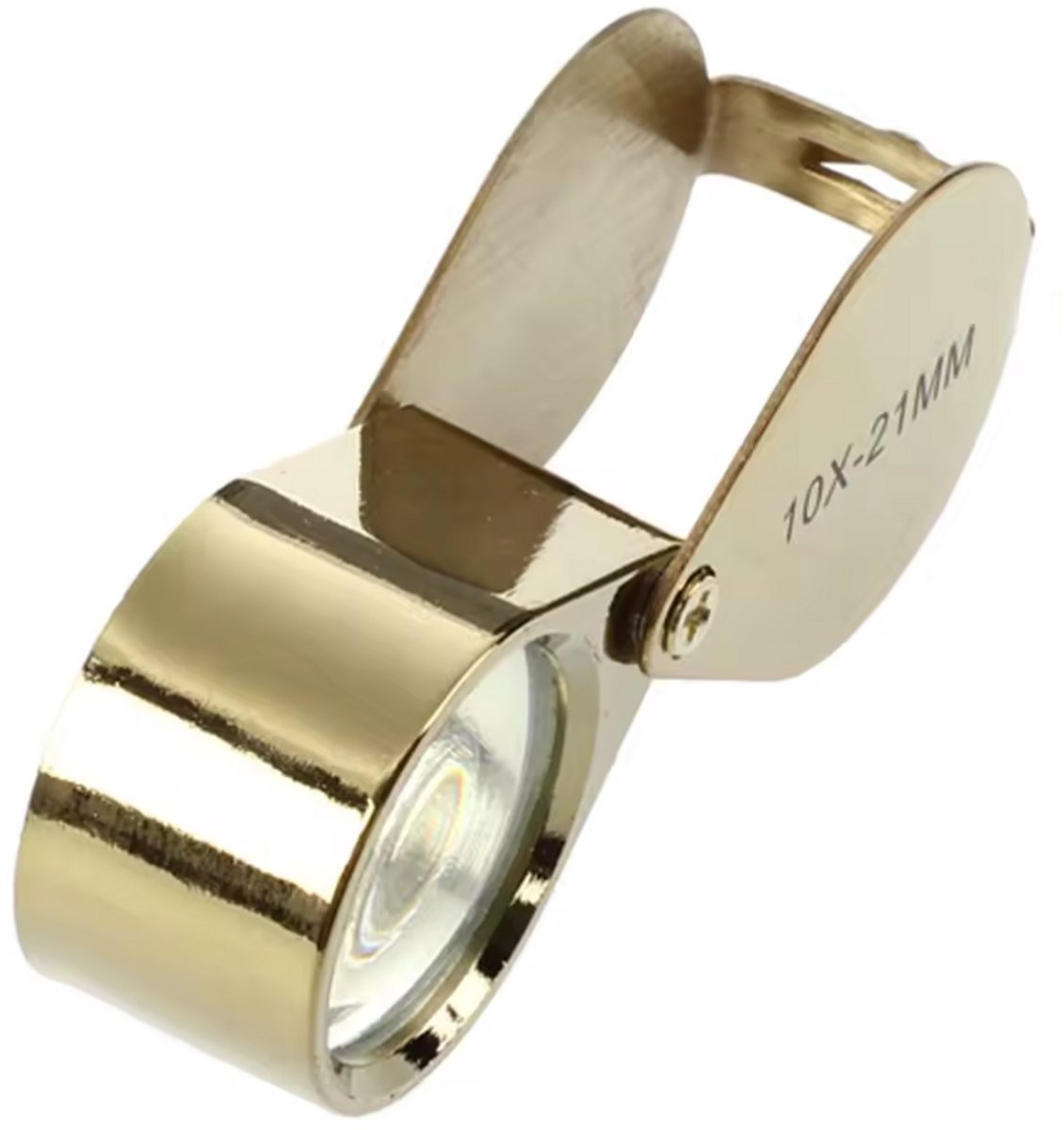 Finnacle - Vergrootglas - Mini 10x21mm - Goud - Duidelijk Zicht