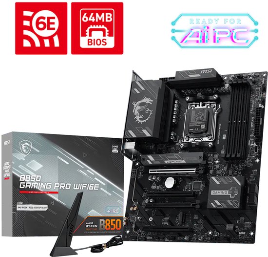 MSI B850 GAMING PRO WIFI6E
