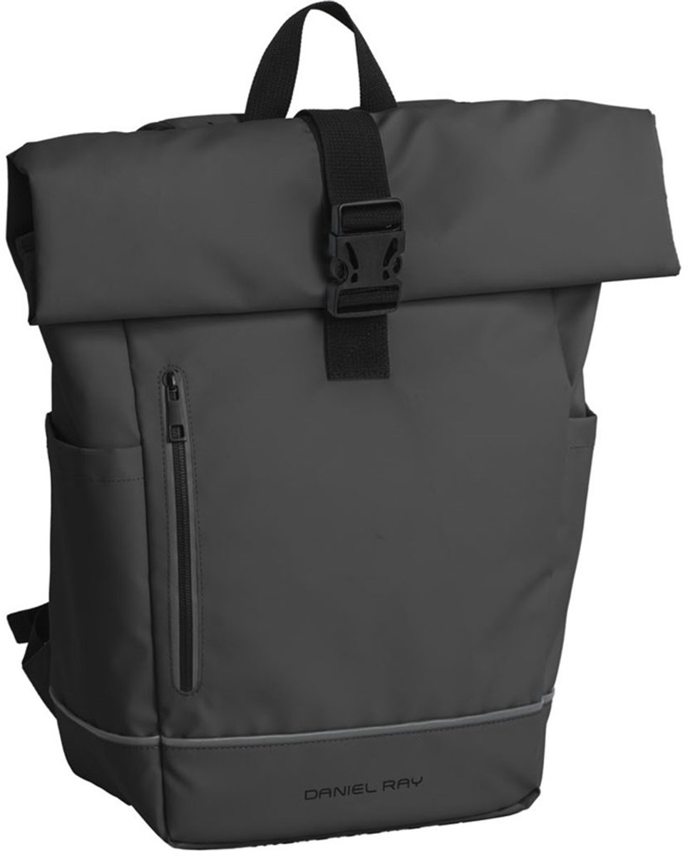 Daniel Ray Bellevue Rolltop Laptop Rugzak Waterproof - 15,6 inch - Grijs