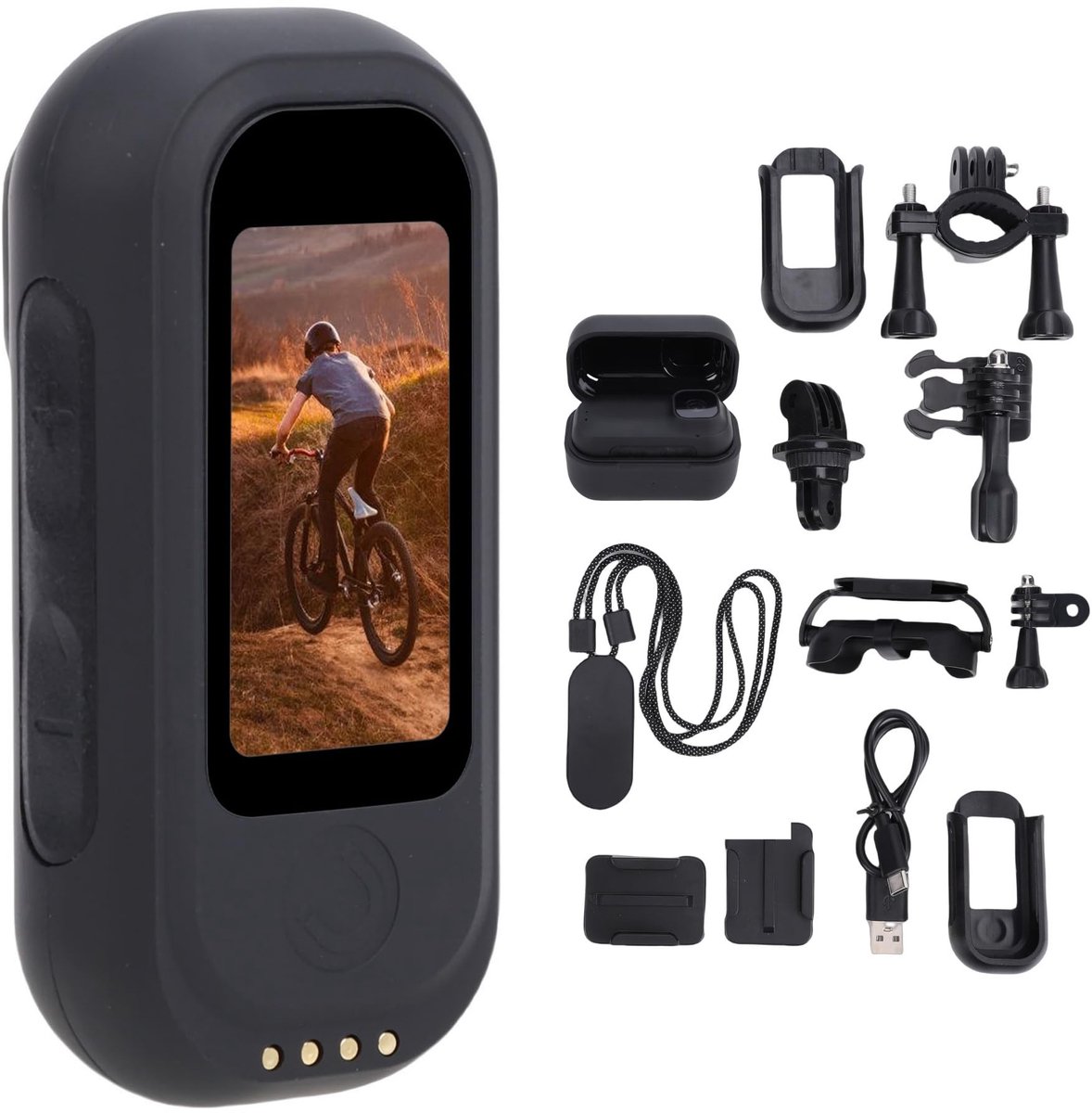 Dailygoods - 4K Actiecamera met Magnetische Draagband en Waterdichte Behuizing