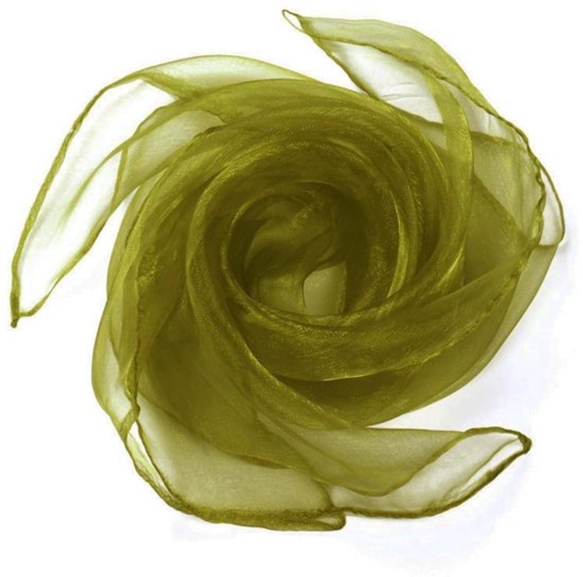 Jongleer Doeken - Chiffon en Nylon Sjaal - 70 cm - Voor Dans en Sport - Verpakking van 10 - Vierkante Doeken - Geschikt voor Jongleren - Kleur