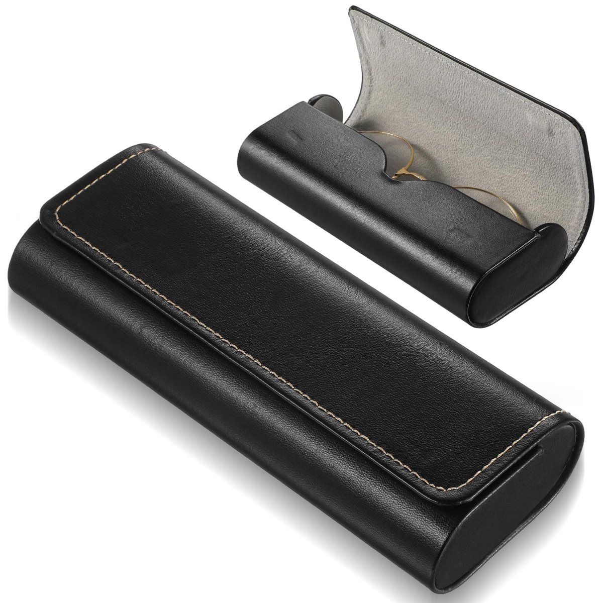 Dailygoods - Hardcase Bril Etui - Lichtgewicht PU Leer voor Zonnebrillen
