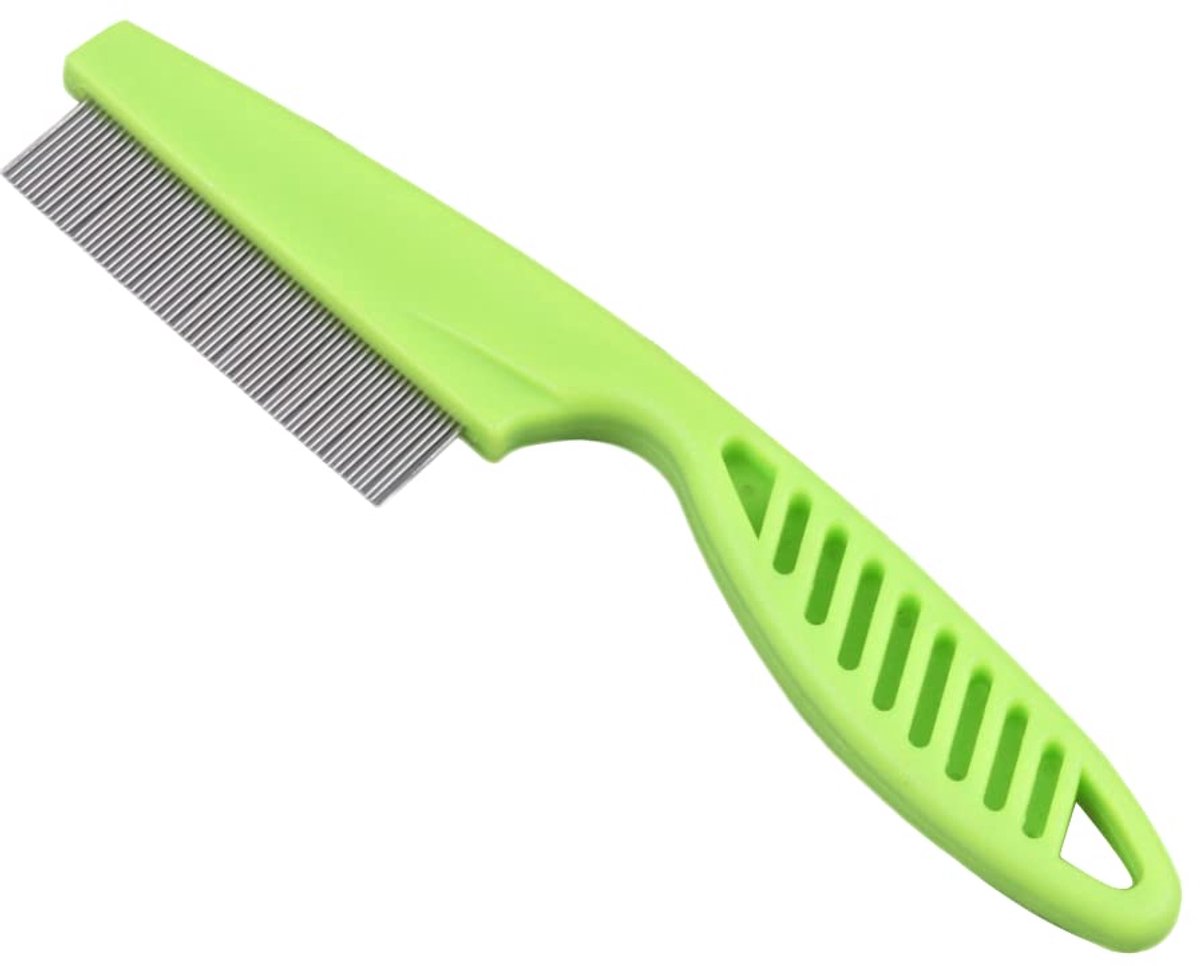 Dailygoods - Rvs Kam voor Lice en Dandruff - Hoge Kwaliteit, Fijn Tandenontwerp
