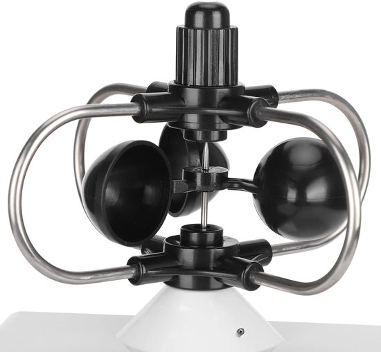 Windsnelheid Meter - Anemometer Windmeter - Geografie Onderwijs - Digitale Windbeker - Compact Lichtgewicht - Grijs — afbeelding 2