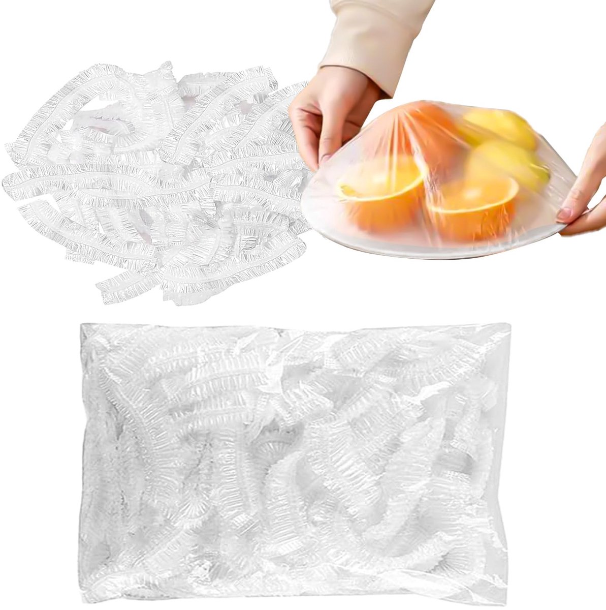 Dailygoods - Retractable Food Covers - Herbruikbare Plastic Deksel voor Voedsel