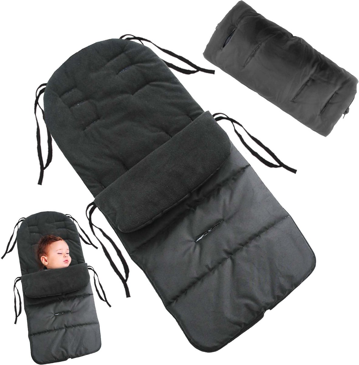 Dailygoods - Universele Kinderwagenzak - Thermische Voetenzak voor Winter