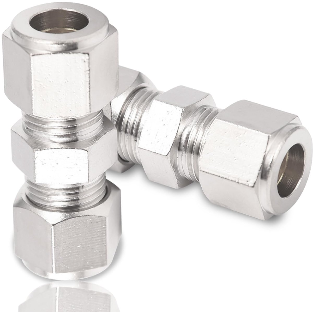 Dailygoods - Set van 2 Compressie Buiskoppelingen - 6 mm