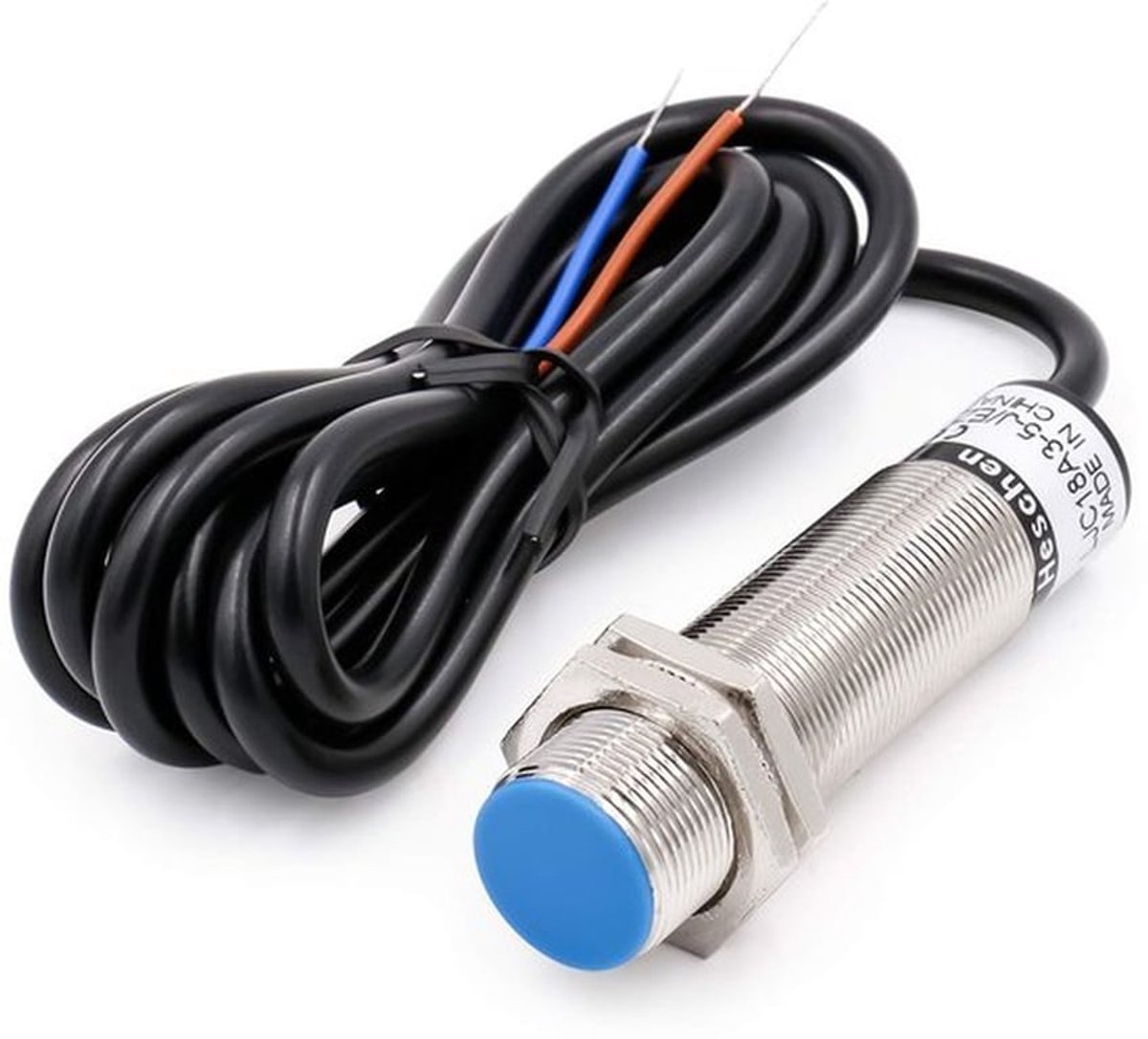 Capacitieve Nabijheidsensor - M18-sensorschakelaar - Betrouwbaar en Efficiënt - Diverse Toepassingen - 90-250VAC - Perfect voor Automatisering