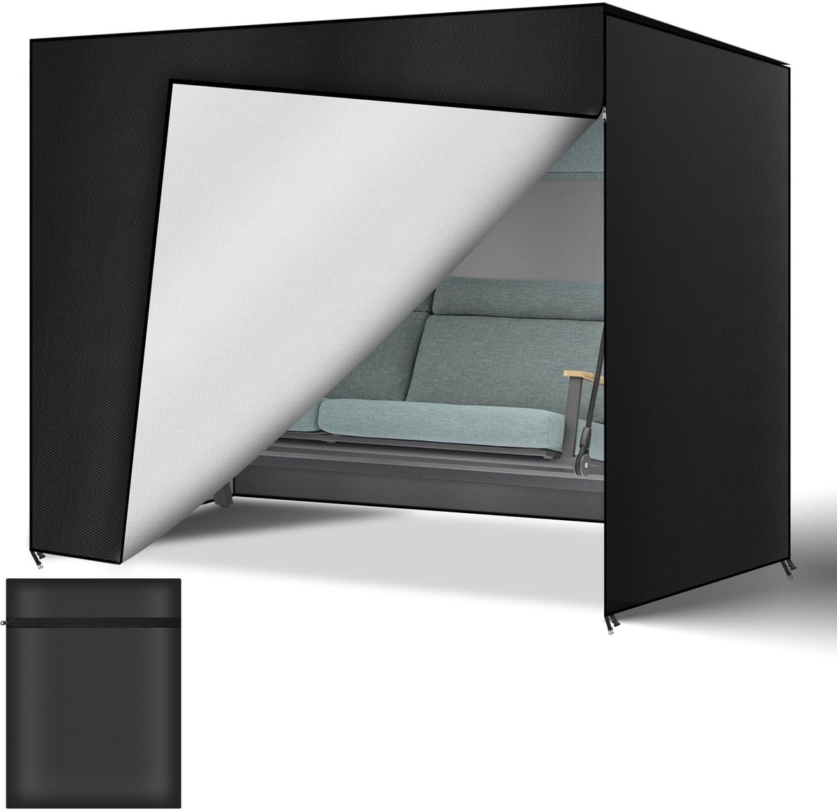 Dailygoods - 3-Zits Schommelbescherming, Waterdicht en UV-Bestendig