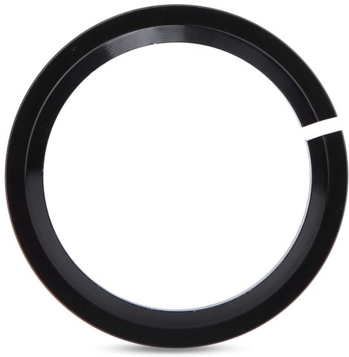 - Fiets Balhoofd Ruimtevuller - Aluminium Conversie Adapter - Zwart - Vervangende Kroonrace - Geschikt voor Fietsen - 39,8mm