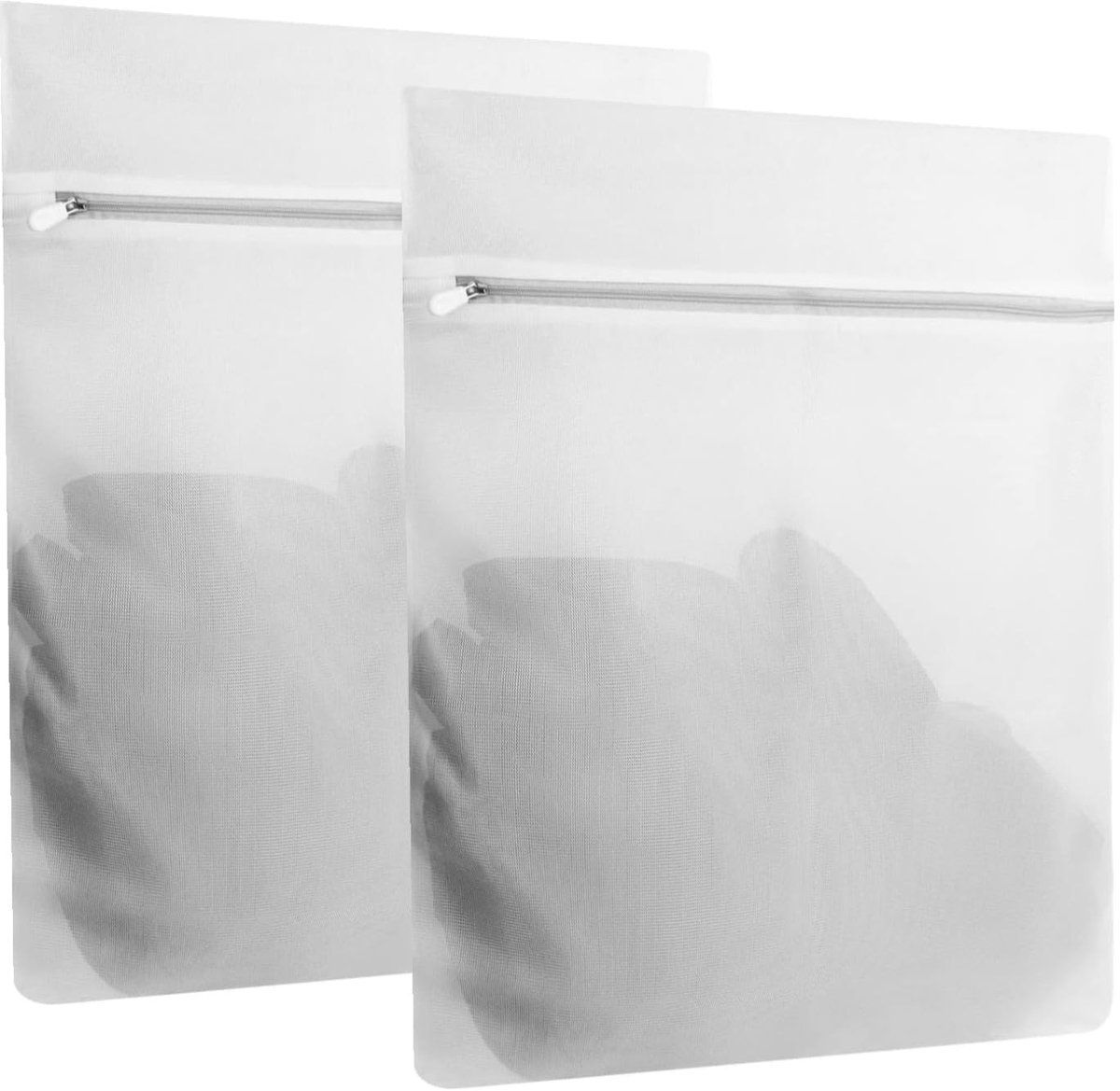 Dailygoods - 2 Stuks Waszakken met Rits - 30 x 25 cm