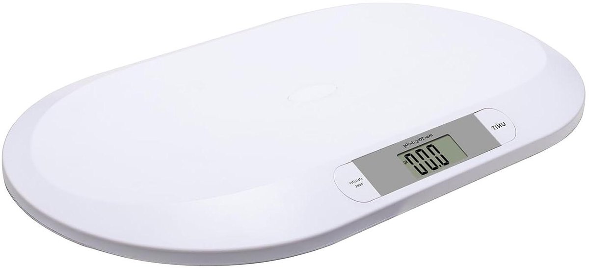 Baby Weegschaal - Digitale Schaal - Groei Volgen - Hoge Precisie - Tot 20kg - Wit
