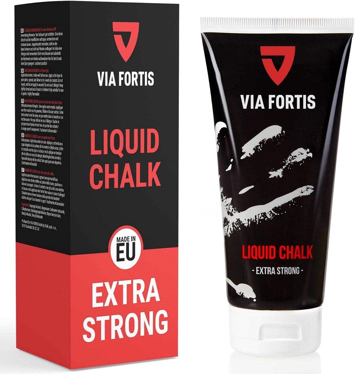 SnelShoppen - VIA FORTIS Liquid Chalk - Maximale Grip voor Sport - Sneldrogend, Economisch en Duurzaam - Ideaal voor Calisthenics, Bouldering, Klimmen