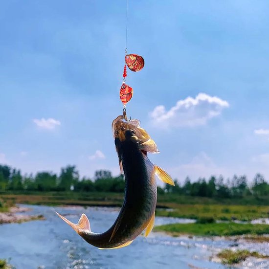 Spinner Baits - Vis Lokaas - Vissen Op Baars - Dynamische Staart Actie - 11 cm - Meerdere Kleuren — afbeelding 5