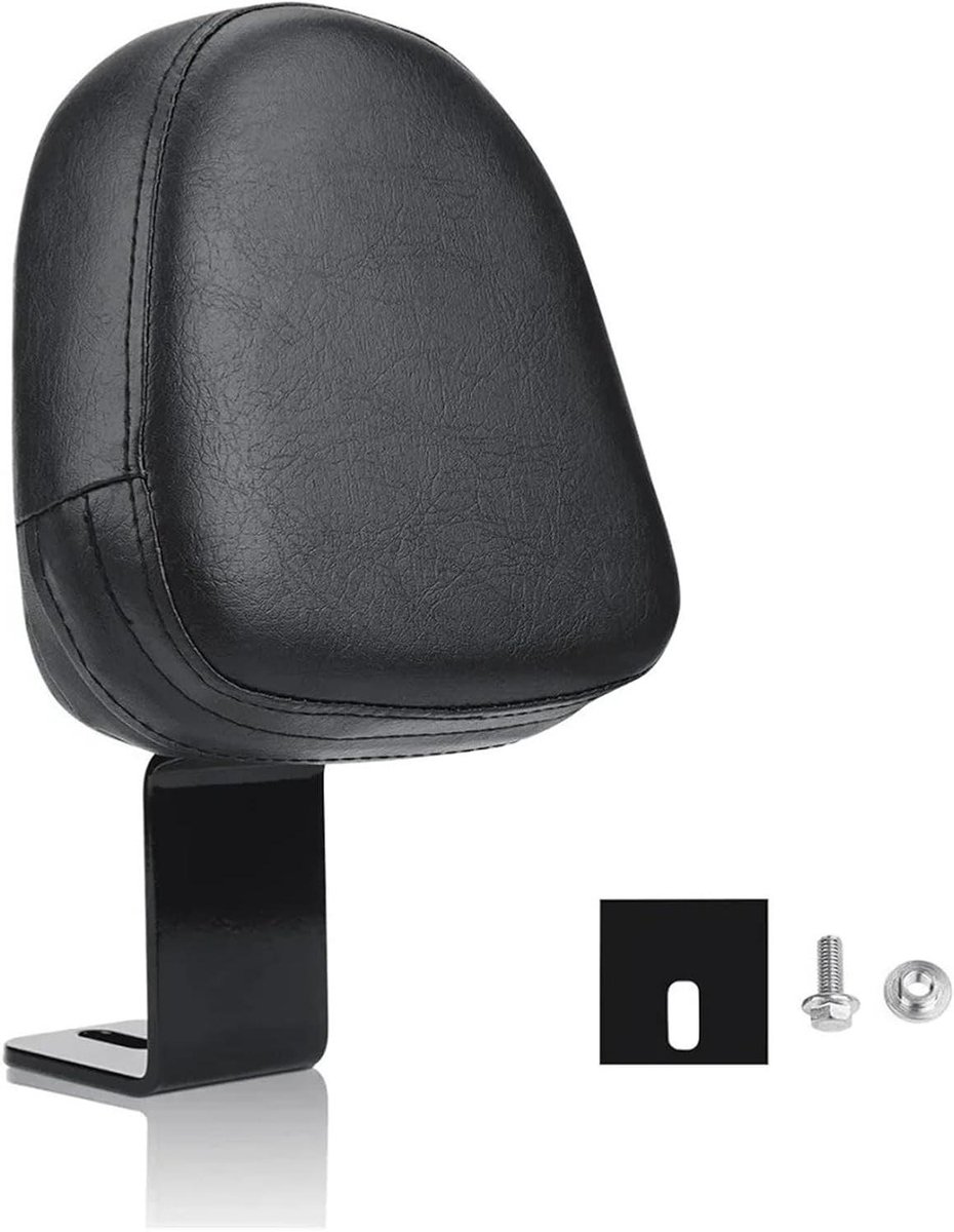 Motorfiets Rugleuning - Passagierssteun Sissybar - Comfortabel Rijden - Afneembaar Ontwerp - Niet gespecificeerd - Zwart