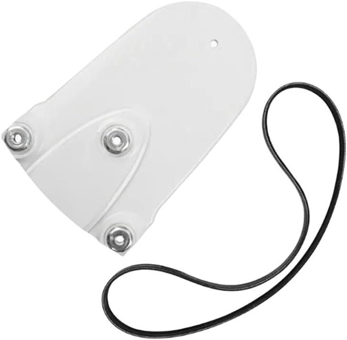 V-riembeschermingsset - Afdekking aandrijfriem - Afkortzaag Onderhoud - Snelle montage zonder gereedschap - 23 x 20 x 9 cm - Zwart