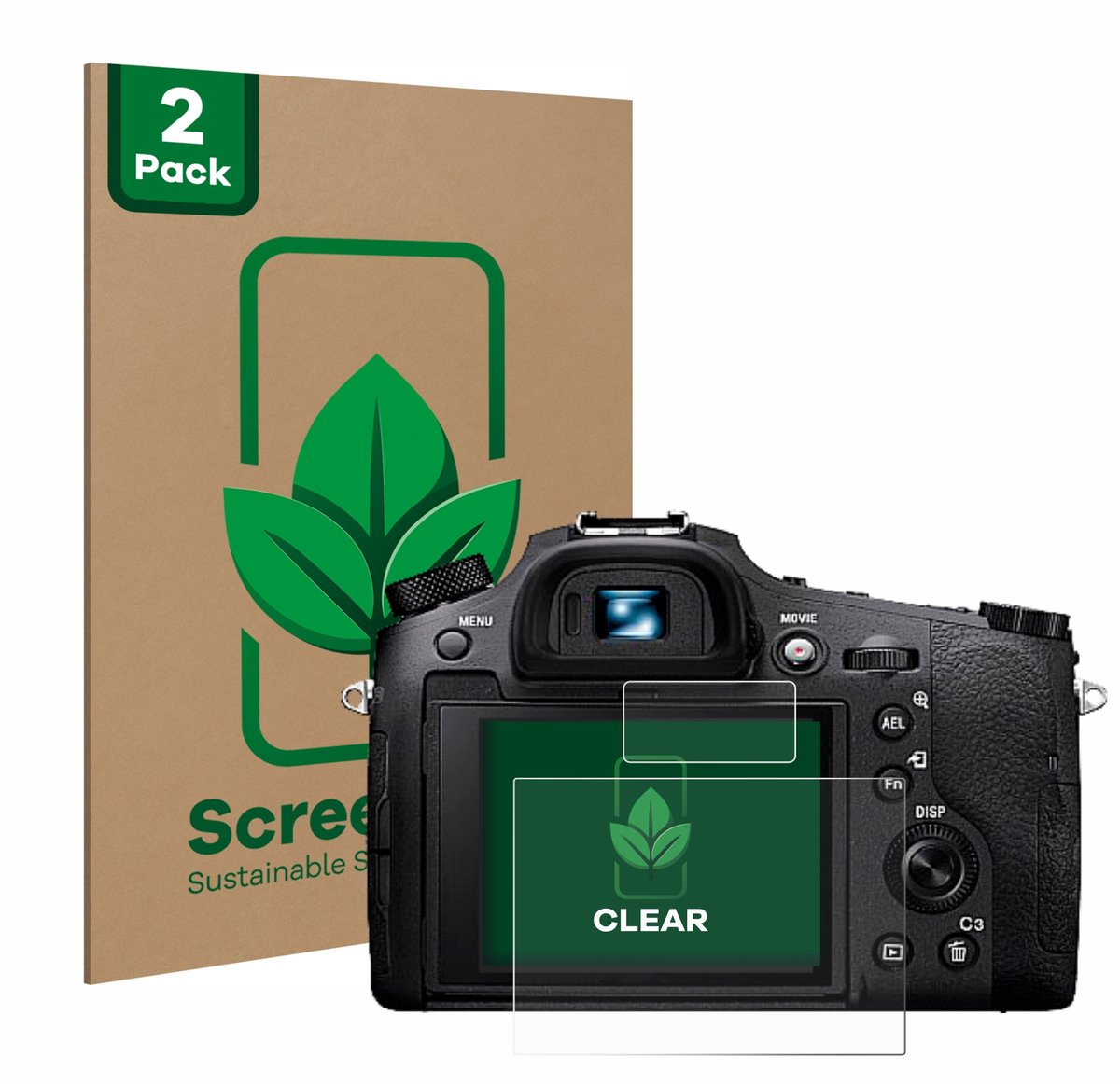 2 Stuks Screenprotector voor Sony Cyber-Shot DSC-RX10 IV - Hoogwaardige Beschermfolie transparant