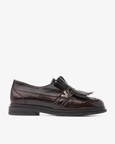 VIA VAI Fae Luca Loafers Dames - Leer - Bruin - Maat 39