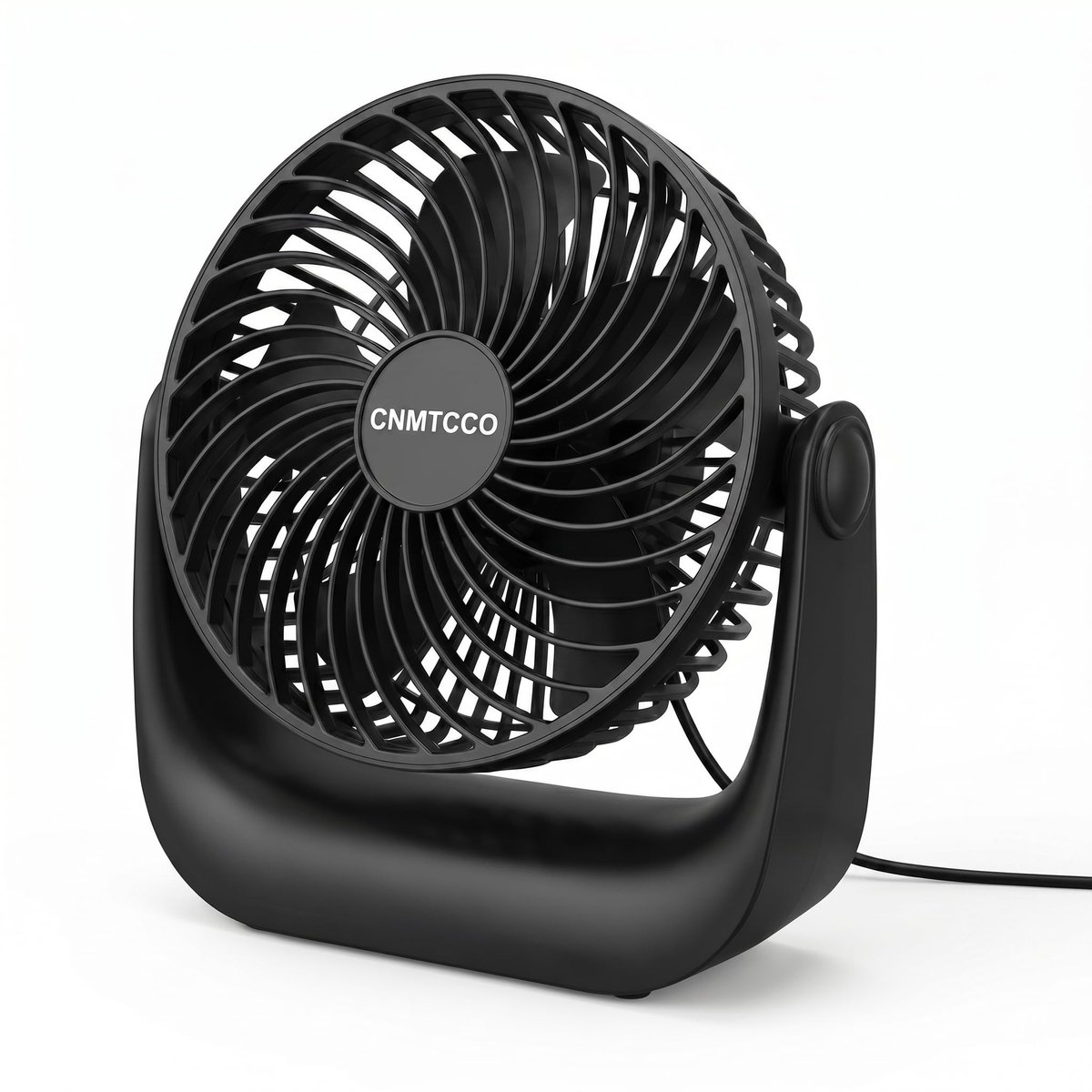 SnelShoppen - USB Tafelventilator 6 inch - Stil, 3 Snelheden, 360° Rotatie, Mini Ventilator voor Bureau, Kantoor, Slaapkamer - Compact 18 x 20 cm - St