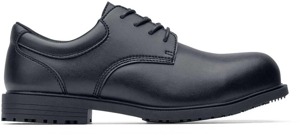 SnelShoppen - Veiligheidsschoenen Heren | Cambridge Steel Toe II S2 FO SR | Zwart | Maat 42 | Slijtvaste en Comfortabele Werk- en Veiligheidsschoenen
