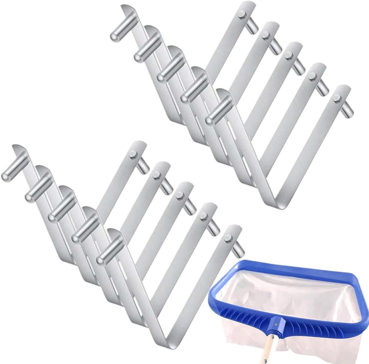 Zwembad Borstel Clips – Pool Reiniging Clips – Zwembad Onderhoud – Roestvrij Staal – 10 Stuks – Zilver Zwembad Borstel Clips – Pool Reiniging Clips – Zwembad Onderhoud – Roestvrij Staal – 10 Stuks – Zilver