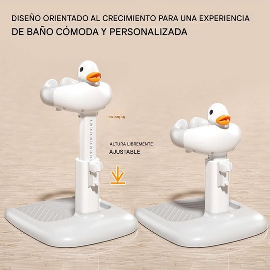 Baby Douche Stoel - Baby Zitje Bad - Veilig Baden - Ergonomisch Ontwerp - 40 x 46 x 55 cm — afbeelding 5